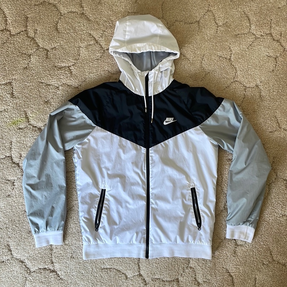 Nike Windbreaker | Black and white Nike logo Windbreaker